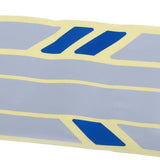 Max Night Riding Reflective Stickers Set for XiaoMi Scooter Pro White+Blue+White