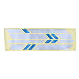 Max Night Riding Reflective Stickers Set for XiaoMi Scooter Pro White+Blue+White