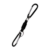 Max Magnetic Buckle Clip Fly Fishing Net Holder Keeper Carabiner Black Double