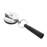 Max Retractable Anti-Theft Wire Rope Pen Holder Key Ring Reel Buckle with Clip