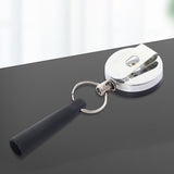Max Retractable Anti-Theft Wire Rope Pen Holder Key Ring Reel Buckle with Clip