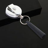 Max Retractable Anti-Theft Wire Rope Pen Holder Key Ring Reel Buckle with Clip
