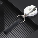 Max Retractable Anti-Theft Wire Rope Pen Holder Key Ring Reel Buckle with Clip