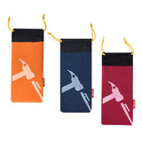 Max Camping Tent Pegs Hammer Nails Pouch Storage Bag Stuff Sack Orange