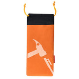 Max Camping Tent Pegs Hammer Nails Pouch Storage Bag Stuff Sack Orange