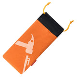 Max Camping Tent Pegs Hammer Nails Pouch Storage Bag Stuff Sack Orange