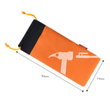 Max Camping Tent Pegs Hammer Nails Pouch Storage Bag Stuff Sack Orange