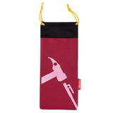 Max Camping Tent Pegs Hammer Nails Pouch Storage Bag Stuff Sack Wine Red