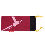 Max Camping Tent Pegs Hammer Nails Pouch Storage Bag Stuff Sack Wine Red