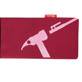 Max Camping Tent Pegs Hammer Nails Pouch Storage Bag Stuff Sack Wine Red