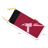 Max Camping Tent Pegs Hammer Nails Pouch Storage Bag Stuff Sack Wine Red