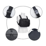 Max Multi-Functional Unisex Oxford Cloth Chest Rig Bag Vest Waist Bag Panny Pack