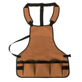 Max Waterproof Oxford Cloth Tool Bib Apron for Woodworking Gardening Carpenter