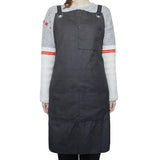 Max Heavy Duty Canvas Work Apron with Tool Pockets & Cross-Back Strap Adjustable