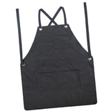 Max Heavy Duty Canvas Work Apron with Tool Pockets & Cross-Back Strap Adjustable