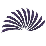 Max 12 Pieces 3 inch Archery Arrow Turkey Feathers Fletchings Purple