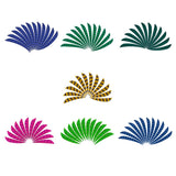 Max 12pcs 4inch Archery Feathers Fletches Right Wing Parabolic Yellow