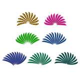 Max 12pcs 4inch Archery Feathers Fletches Right Wing Parabolic Yellow
