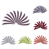 Max 12pcs 4inch Archery Feathers Fletches Right Wing Parabolic Cut Shape White