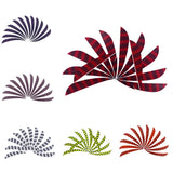 Max 12pcs 4inch Archery Feathers Fletches Right Wing Parabolic Cut Shape White