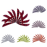 Max 12pcs 4inch Archery Feathers Fletches Right Wing Parabolic Cut Shape White