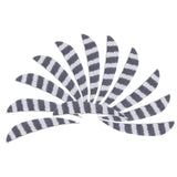 Max 12pcs 4inch Archery Feathers Fletches Right Wing Parabolic Cut Shape White