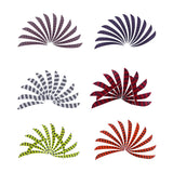 Max 12pcs 4inch Archery Feathers Fletches Right Wing Parabolic Cut Shape White