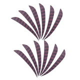 Max 12 Pieces 5 Inch Archery Arrow Feathers Fletchings Vanes Brown