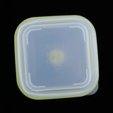 Max Foldable Silicone Square Lunch Box Food Crisper for Outdoor Camping 600ML