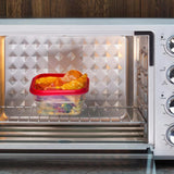 Max Foldable Silicone Square Lunch Box Food Crisper for Outdoor Camping 1200ML