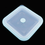 Max Foldable Silicone Square Lunch Box Food Crisper for Outdoor Camping 1200ML