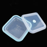 Max Foldable Silicone Square Lunch Box Food Crisper for Outdoor Camping 1200ML
