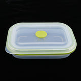 Max Portable Silicone Collapsible Food Storage Container Folding LunchBox 600ML