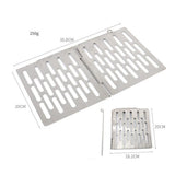 Max Outdoor Camping Portable Foldable Stainless Steel BBQ Barbecue Grill Mesh L