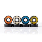 Max 8 Pcs Premium Steel Skateboard Bearings for Super Spin Faster Smoother Ride