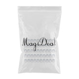 Max 50 Pieces Durable Aluminum Longboard Skateboard Bearing Spacers 10mm x 11mm