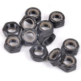 Max 50 Pieces Skateboard Longboard Trucks Wheels Replacement Axle Nuts Hardware