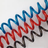 Max Safety Scuba Diving Diver Dual Reef Hook & Coil Lanyard Swivel Clip Red