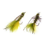 Max 2 Pieces Hand-tied Fly Fishing Lures Nymphs Streamers for Bass Trout Fishing