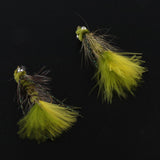 Max 2 Pieces Hand-tied Fly Fishing Lures Nymphs Streamers for Bass Trout Fishing