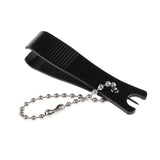 Max Maxb Metal Fishing Line Nipper Line Cutter Clipper Scissor Hook Eye Cleaner Black
