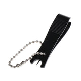 Max Maxb Metal Fishing Line Nipper Line Cutter Clipper Scissor Hook Eye Cleaner Black