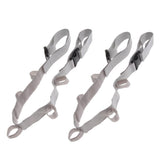 Max 2pcs Car Fishing Pole Holder Rod Storage Rack & Nylon Lace Adjustable Gray