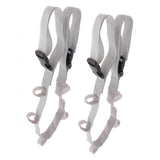 Max 2pcs Car Fishing Pole Holder Rod Storage Rack & Nylon Lace Adjustable Gray