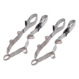 Max 2pcs Car Fishing Pole Holder Rod Storage Rack & Nylon Lace Adjustable Gray