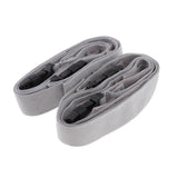 Max 2pcs Car Fishing Pole Holder Rod Storage Rack & Nylon Lace Adjustable Gray