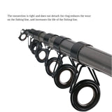 Max Fishing Kit Telescopic Fishing Rod and Reel Combos Hook Tackle Kit 1.8m Blue