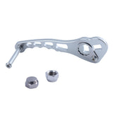 Max 3.3" Fishing Reel Handle Metal Rocker Arm Replacements DIY Accessory Gray
