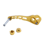 Max 3.3" Fishing Reel Handle Metal Rocker Arm Replacements DIY Accessory Golden