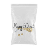 Max 3.3" Fishing Reel Handle Metal Rocker Arm Replacements DIY Accessory Golden